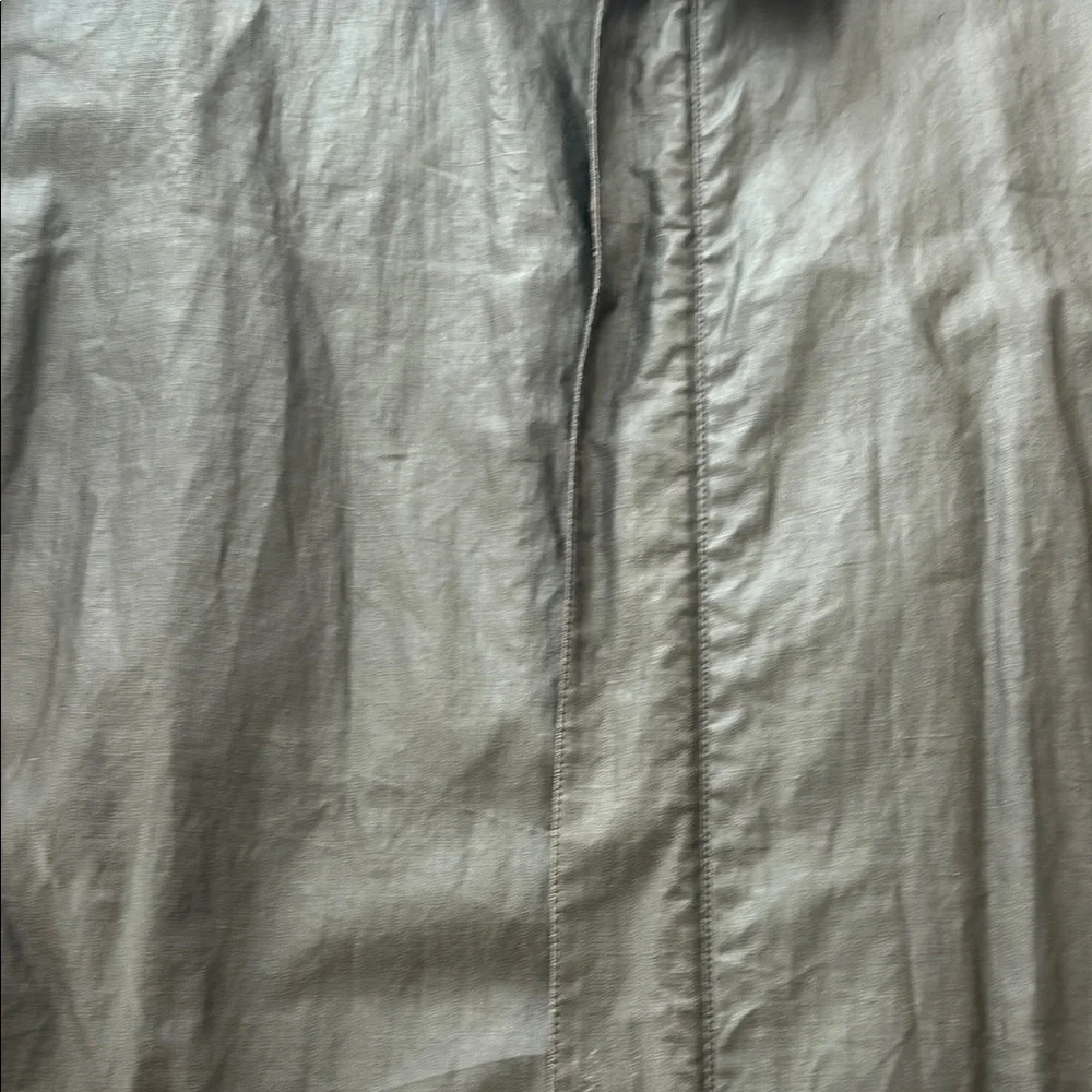 Banana Republic Men's Black Jacket Waterproof Polyurethane outside… Linen Lining